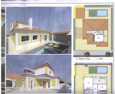 Moradias T3, com piscina, garagem, a 15km de Santiago do Cacém