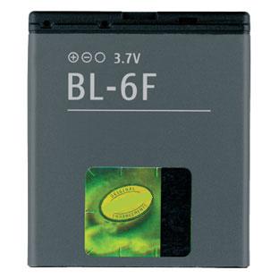 Bateria BL-6F (BL6F) - N78 - N79 - N95 8GB  Modelo usado nos telemóveis N78 - N79 - N95 8GB e outros