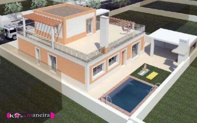 Moradias T3, com piscina, garagem, a 15km de Santiago do Cacém