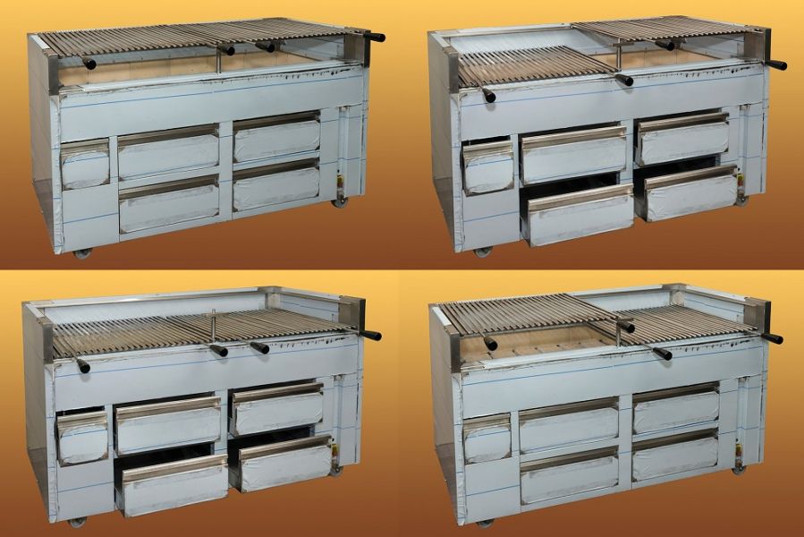 Churrasqueiras a carvão/Grelhador a gás/Assadores a gás e eléctrico para Leitão