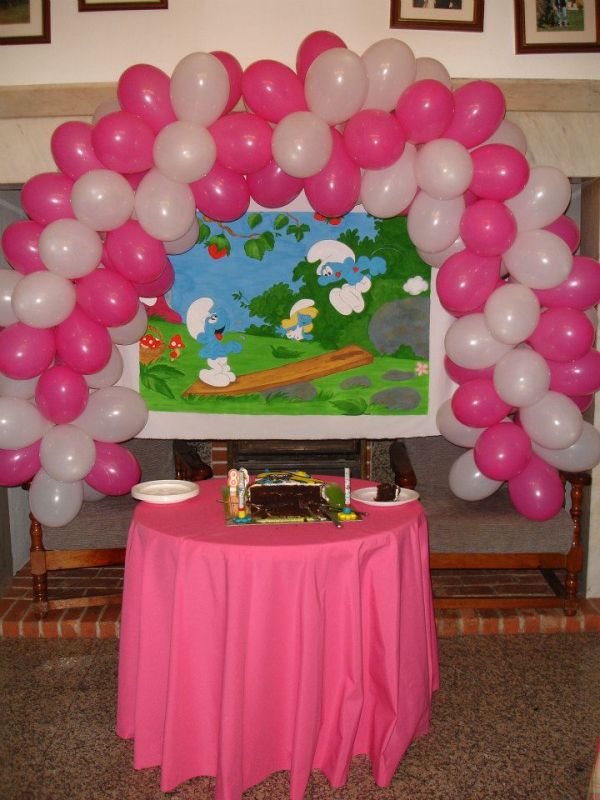 Decoração com balões