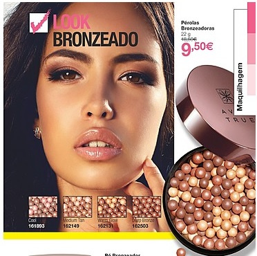 Pérolas Bronzeadoras Avon 