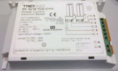 Balastro Electrónico 2x18W