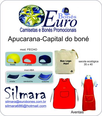 BONÉS E CAMISETAS PROMOCIONAIS 