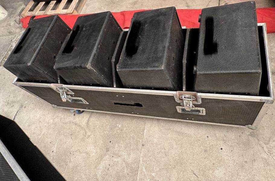 Coluna de monição EAW de 450w (conjunto de 4 em malão)