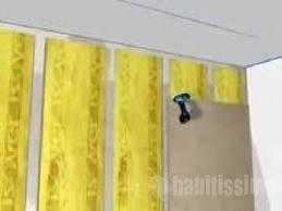 Isolamento acústico de teto, paredes, casa de máquinas, etc