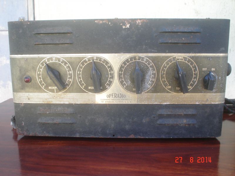  Amplificador Anos 40 Raro