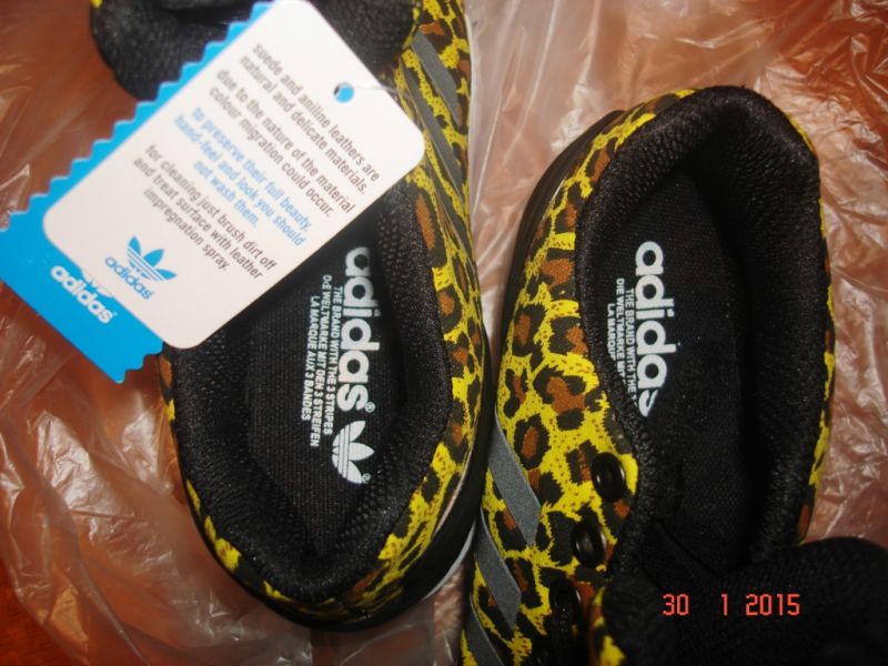 Adidas zx flux leopardo amarelo , tam. 35/36