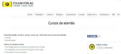 Formação em línguas – Alemão corrente e saúde - Folium Forlag