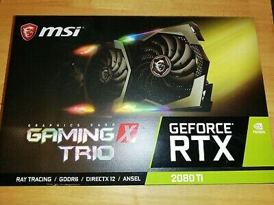 Venda MSI Rtx 2080Ti 11GB X Trio / 1080ti