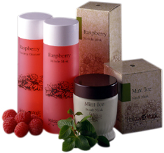 Cosmeticos enriquecidos con extractos de frutas