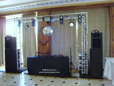 Aluguer de equipamento profissional de som, iluminação, e video