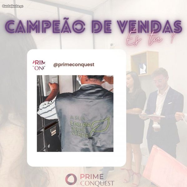 Campeão de vendas. És tu?