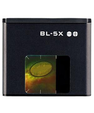 Bateria BL-5X (BL5X) - Nokia 8800  Modelo usado nos telemóveis Nokia 8800 e outros telemóveis compat