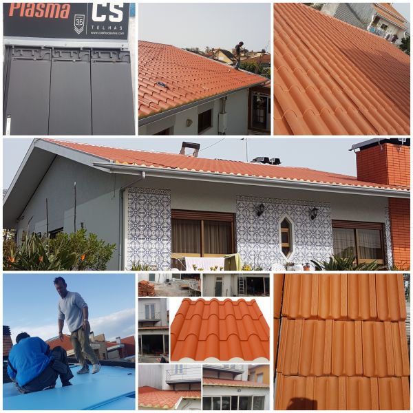 Reparação de telhados de casas, edifícios, Telhados em Painel Sandwich 