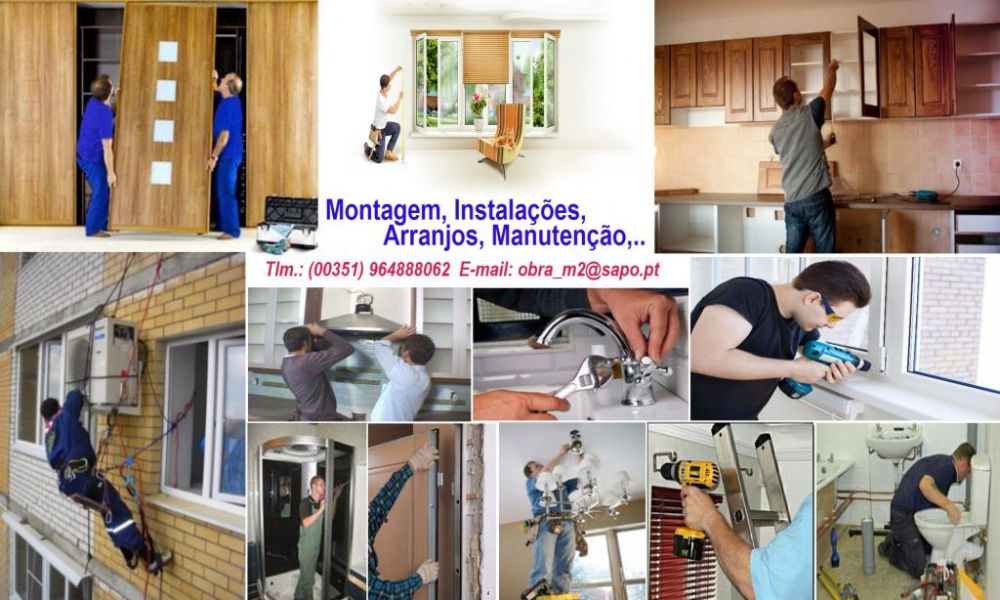 Montagem, Instalações, Arranjos, Manutenção