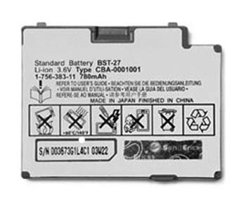 Bateria BST-27 (BST27) - S700 , S700c , S700i , Z600 , Z608 e outros telemóveis compatíveis   Modelo