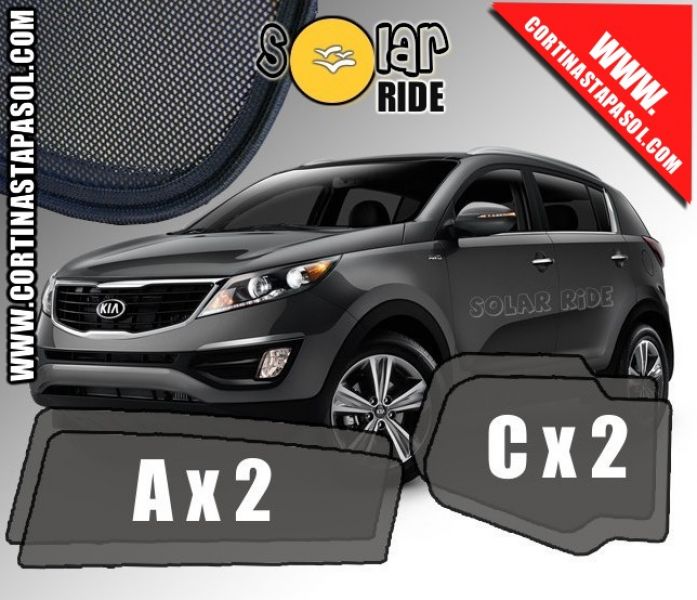 Cortinas tapa sol para carros / proteçao solar