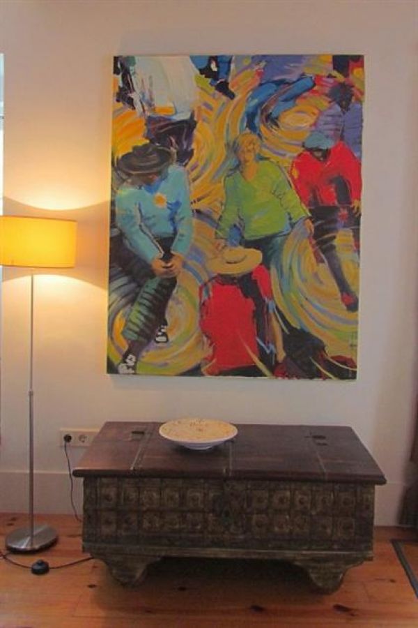 Charmoso apartamento no coração de escadas