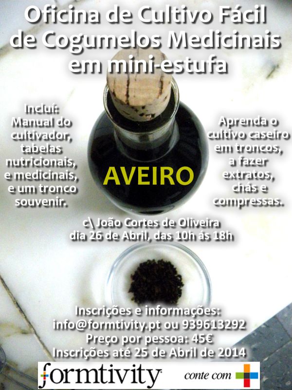 Workshop Cogumelos Medicinais