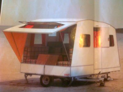 Roulote/Caravana Rápido Desmontável