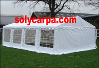 Venda para Portugal de tendas carpas, passadeiras e mesas