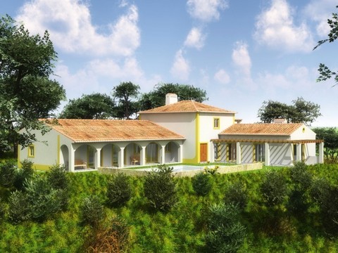 A 45 minutos de Lisboa e 4 km da A1 em Santarém, implantada num terreno com 17.000 m², uma moradia e