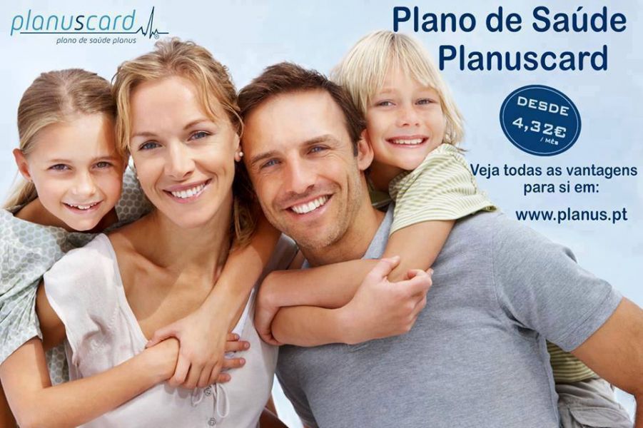 PLANO DE SAÚDE PLANUS desde 4,32 € por mês / pessoa