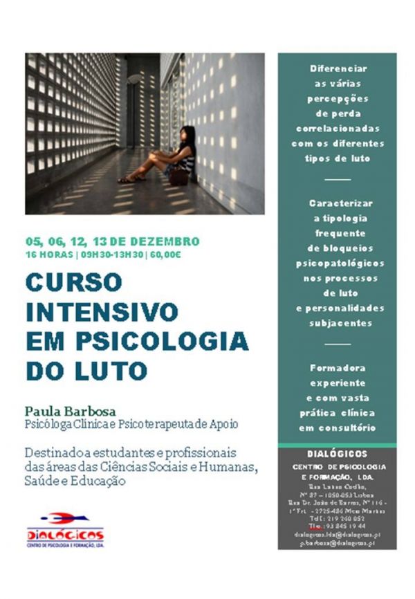 Curso intensivo em psicologia do luto