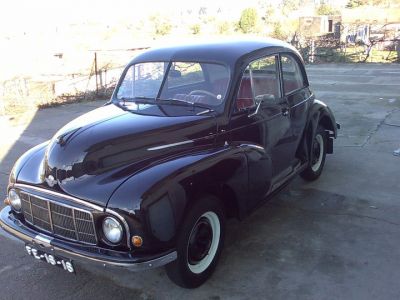 Morris Minor MM Tourer de 1949 farois faixos