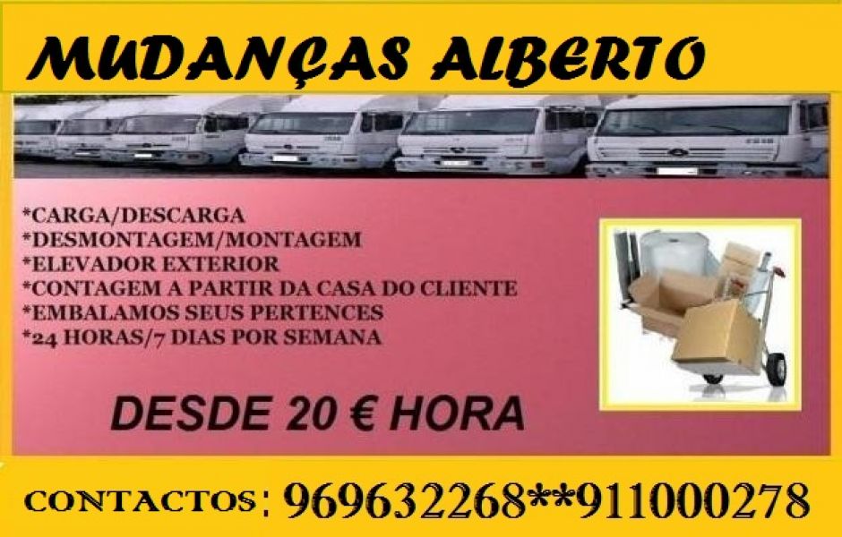 Mudanças de norte a sul,pequenas mudanças,grandes mudanças, orçamentos gratis 969632268 