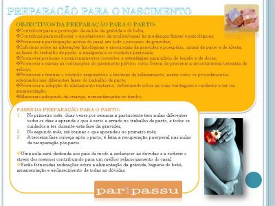 Preparação para o Parto, Massagem Infantil e Pilates