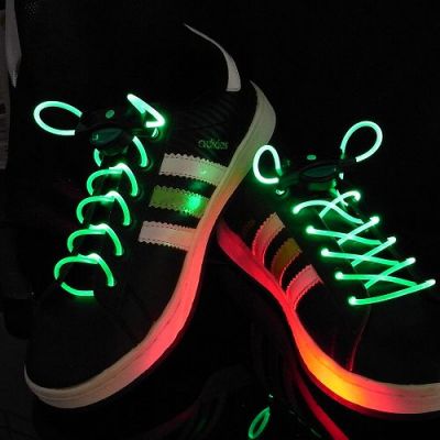 Cordões para sapatos em LED