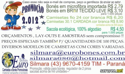 BONÉS E CAMISETAS PROMOCIONAIS 