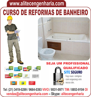 Curso de Reformas de Cozinha e Banheiro Vídeo Aulas e Apostilas