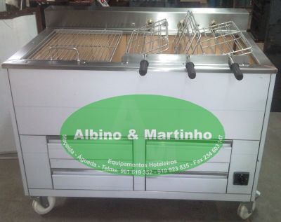 Churrasqueira a carvão/grelhador/assador a gás e electrico para Leitão