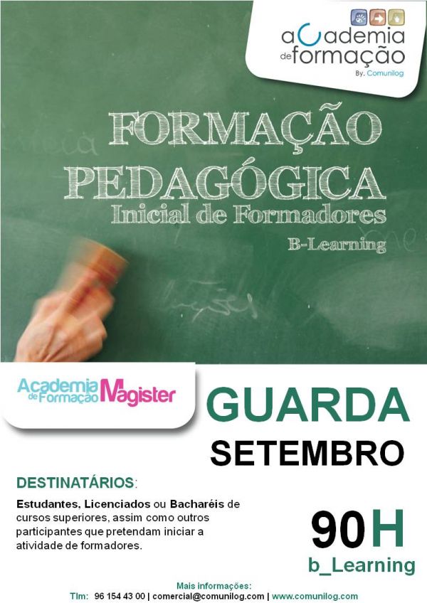 Formação Pedagógica Inicial de Formadores B-Learning