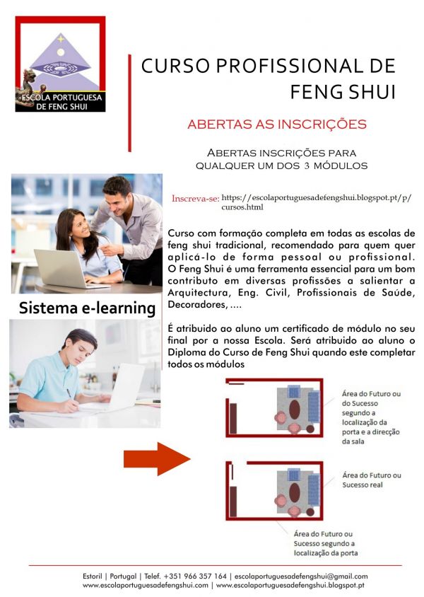 Curso Profissional de Feng Shui, por internet