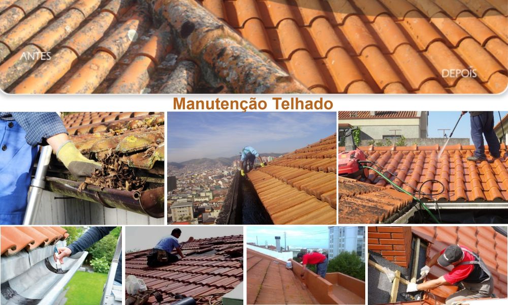 Manutenção geral do telhado
