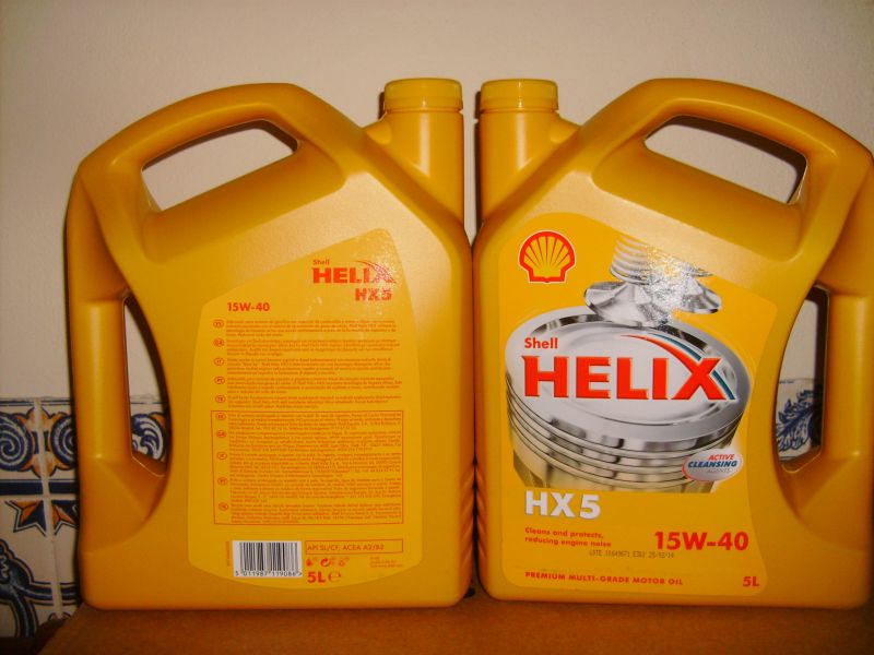 Shell helix hx 5 universal 15w40 (5 lts.)  