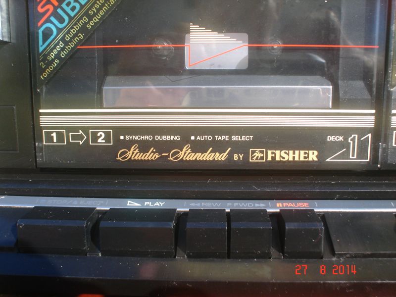 Deck Cassetes Duplo FISHER