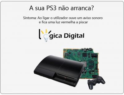 Reparação de Luz Amarela / Vermelha Playstation 3