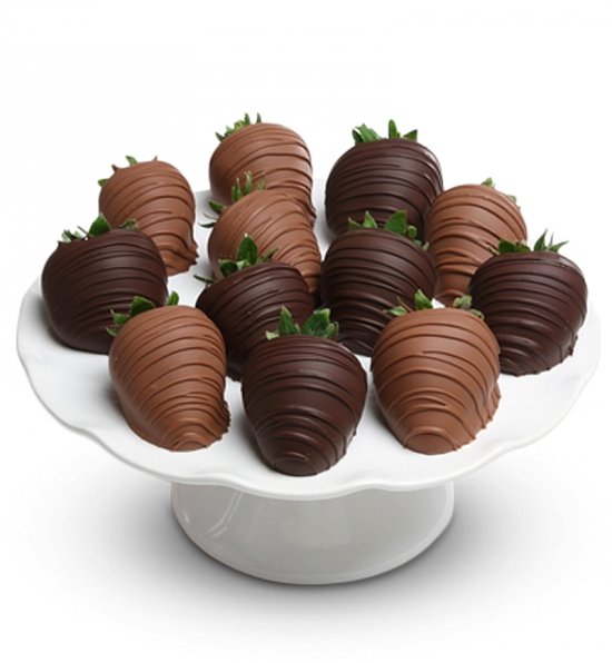 Fruta coberta de Chocolate