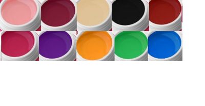 gel cor 5 ml- lote 10 unidades