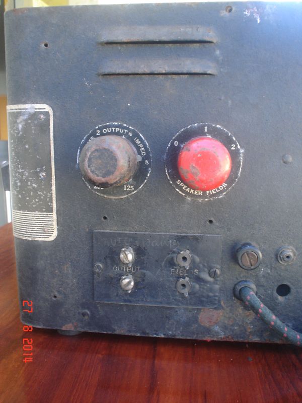  Amplificador Anos 40 Raro