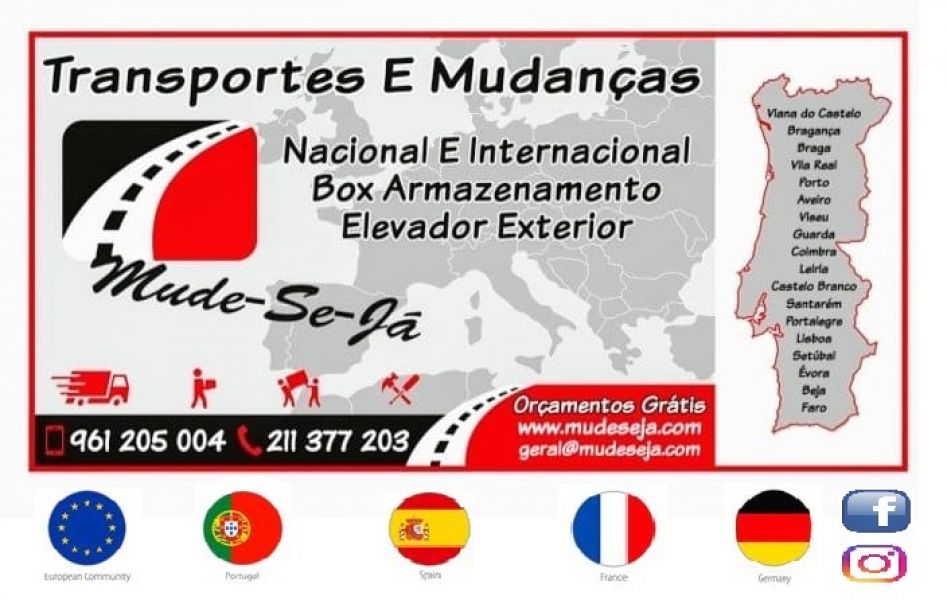 Mudanças De Instalações / Empresas / Habitação