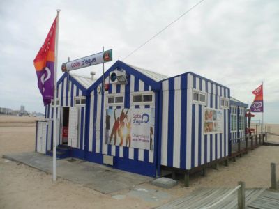 Bar no areal da praia de buarcos