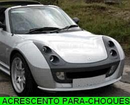 Material para Smart Roadster :Embaladeiras,Aileron,grelha escape e Aba da frente