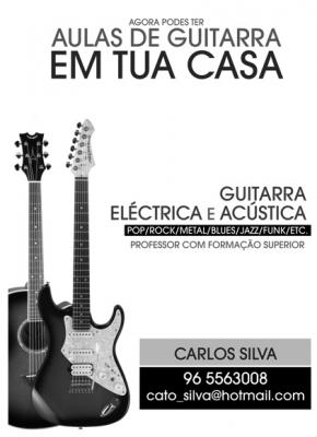 Aulas de Guitarra Eléctrica e Acústica
