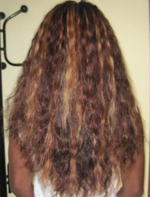 Extensões de cabelo natural